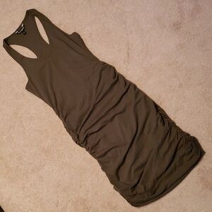 Express khaki green dress